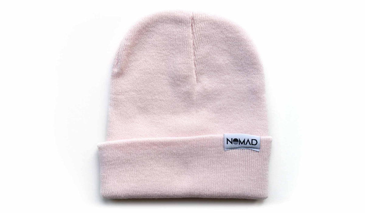 Rose Pink Unisex Recycled Cotton Beanie